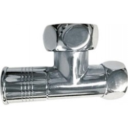 Вентиль запорный угловой Luxon ZZ-4707 г/г 3/4х1 хромированный для п/с(кор.20пар)