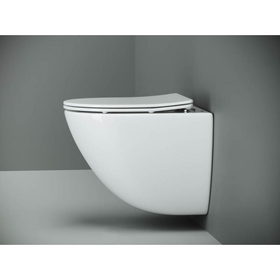 Подвесной унитаз Ceramica Nova Mono CN1905 безободковый белый
