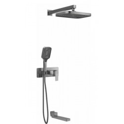 Душевая система Rose R1035T пепельный
