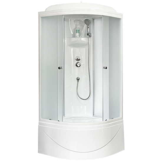 Душевая кабина Royal Bath BK стекло матовое 90x90см RB90BK4-MM