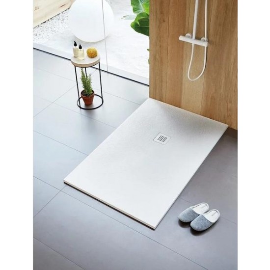Душевой поддон Starohome Solid 1237832 100x90см серый матовый