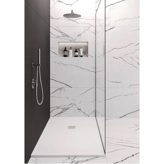 Душевой поддон Starohome Solid 1237828 120x70см серый матовый