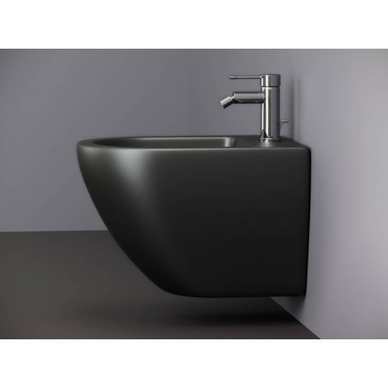 Биде подвесное Ceramica Nova Metropol CN4003MB чёрный матовый