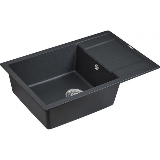 Мойка кухонная Paulmark Flugen PM317850-BL чёрный