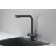 Смеситель для кухни Granula Kitchen Space 7011, ГРАФИТ МАТОВЫЙ