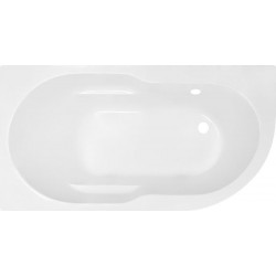 Акриловая ванна Royal Bath Azur левая 150x80см белый RB614201L