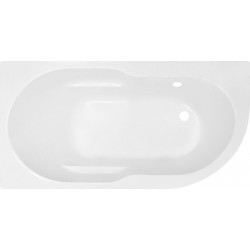 Акриловая ванна Royal Bath Azur левая 160x80см белый RB614202L