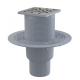 Сливной трап AlcaPlast 105 ? 105/50/75 решетка - хром APV202