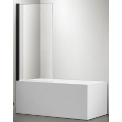 Шторка на ванну Aquatek AQ DEL SBA 08015BL 80см чёрный