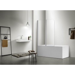 Шторка на ванну Aquatek AQ DEL SBA 10015CH 100см хром