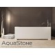 Ванна из искусственного камня AquaStone Квадро 180x80см белый
