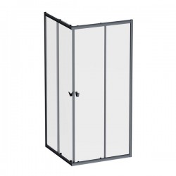 Душевой уголок AM.PM Sunny W87G-403-9090-BT профиль черный матовый 90x90 см