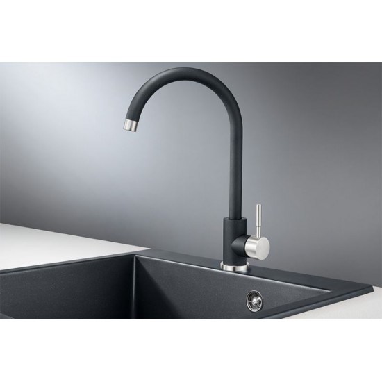Смеситель для кухни Granula Standart ST-4031, ШВАРЦ