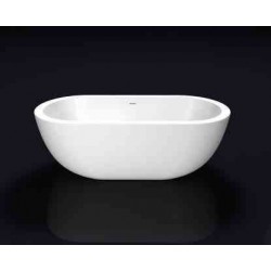 Акриловая ванна BelBagno BB13-1800 180x85 см, отдельностоящая, белая, овальная