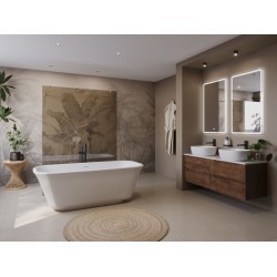 Акриловая ванна BELBAGNO DUE BB702-1700-800-K 170x80 см
