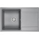 Мойка кухонная Paulmark Flugen PM217850-GRM серый металлик