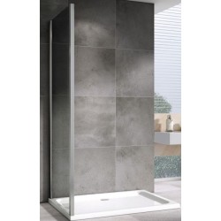 Душевая стенка ABBER Schwarzer Diamant 90см хром S90