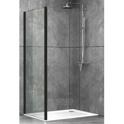 Душевая стенка ABBER Schwarzer Diamant 70см чёрный S70B