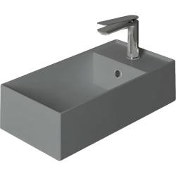 Раковина SIMAS AGILE AG50 cemento matt*1 серая 50 см