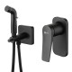 Гигиенический душ со смесителем Lemark Bronx LM3719BL чёрный
