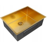 Мойка кухонная Paulmark Next PM215844-BG брашированное золото