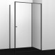 Душевой уголок Wasserkraft Dill 100x140см чёрный 61S37