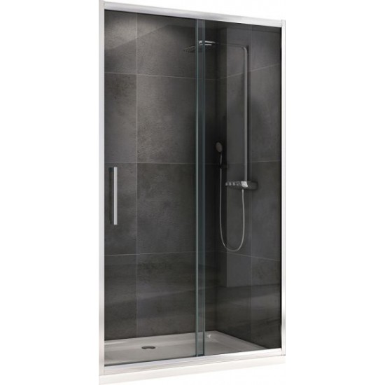 Душевая дверь ABBER Schwarzer Diamant AG30130H 130см хром