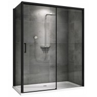 Душевой уголок ABBER Komfort AG93130B-S92B 130x90см чёрный