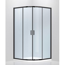 Душевой уголок ABBER Schwarzer Diamant 90x90см чёрный AG01090B