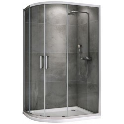 Душевой уголок ABBER Schwarzer Diamant AG01180 100x80см хром
