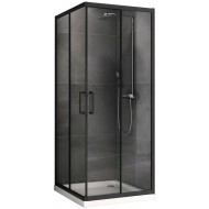 Душевой уголок ABBER Schwarzer Diamant 80x80см чёрный AG02080B
