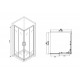 Душевой уголок ABBER Schwarzer Diamant 80x80см чёрный AG02080B
