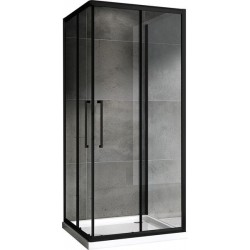 Душевой уголок ABBER Schwarzer Diamant 80x80см AG02080BH-S80B