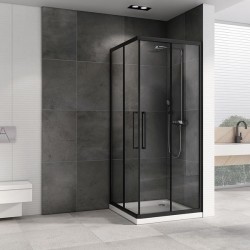 Душевой уголок ABBER Schwarzer Diamant 90x90см чёрный AG02090BH