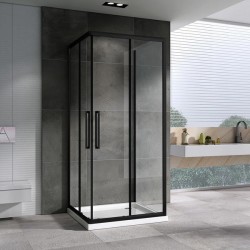 Душевой уголок ABBER Schwarzer Diamant 90x90см чёрный AG02090BH-S90B
