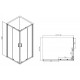 Душевой уголок ABBER Schwarzer Diamant 120x90см хром AG02129
