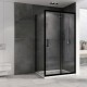 Душевой уголок ABBER Schwarzer Diamant 100x80см чёрный AG30100B-S80B