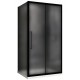 Душевой уголок ABBER Schwarzer Diamant AG30100BMH-S70BM 100x70см чёрный