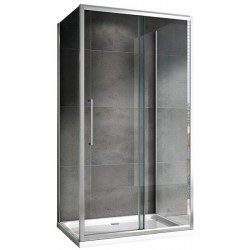 Душевой уголок ABBER Schwarzer Diamant AG30120H-S90-S90 120x90см хром