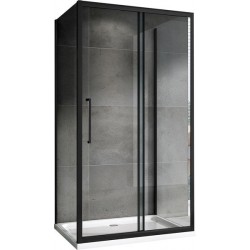 Душевой уголок ABBER Schwarzer Diamant AG30140BH-S60B-S60B 140x60см чёрный