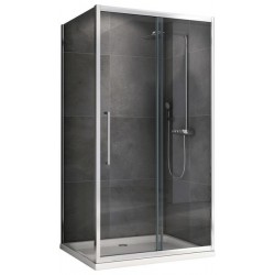 Душевой уголок ABBER Schwarzer Diamant AG30150H-S75 150x75см хром