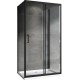 Душевой уголок ABBER Schwarzer Diamant AG30170B-S60B-S60B 170x60см чёрный