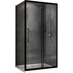 Душевой уголок ABBER Schwarzer Diamant AG30180BH-S60B 180x60см чёрный