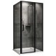 Душевой уголок ABBER Sonnenstrand 110x70см чёрный AG04110BS-S70B