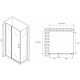 Душевой уголок ABBER Sonnenstrand AG04120MS-S90M 120x90см хром