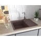 Смеситель для кухни Paulmark Essen Es213011-COCR кофе/хром
