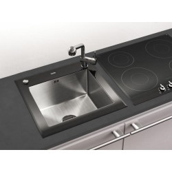 Мойка кухонная Tolero Ceramic Glass TG-500 чёрный 765048