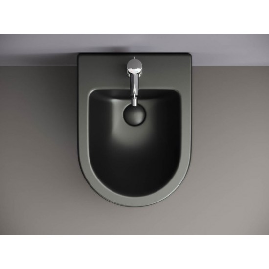 Биде подвесное Ceramica Nova Metropol CN4003MB чёрный матовый