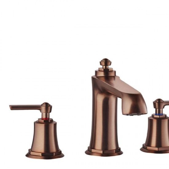 Смеситель на борт ванны Swedbe Terracotta Art 2508 на пять отверстий бронза
