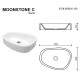 Раковина Whitecross Moonstone C 0729.050035.100 50см белый глянец
